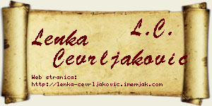 Lenka Čevrljaković vizit kartica